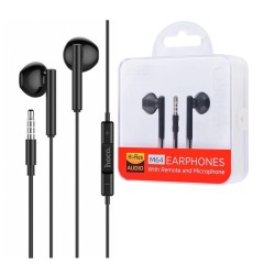 Hoco Wired Earphones M64 Melodious with Microphone 3.5mm 1.2m Black Hoco Wired Earphones M64 Melodious with Microphone 3.5mm 1.2m Black